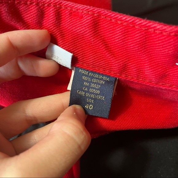 Marithe Francois Girbaud red jeans size 40 - Picture 9 of 9